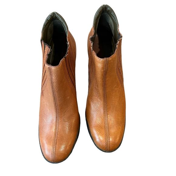 Cole‎ Haan Nike G Series Technical Soles Ankle Boot Size 9.5 Leather Brown - Picture 7 of 13